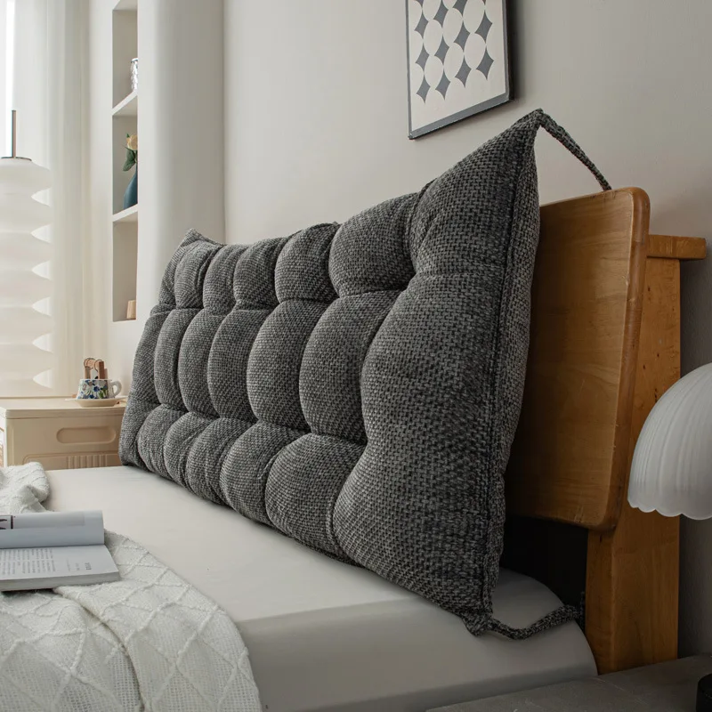 Headboard Cushion Backrest Tatami - Однотонная подушка-бюст для изголовья кровати, дивана,