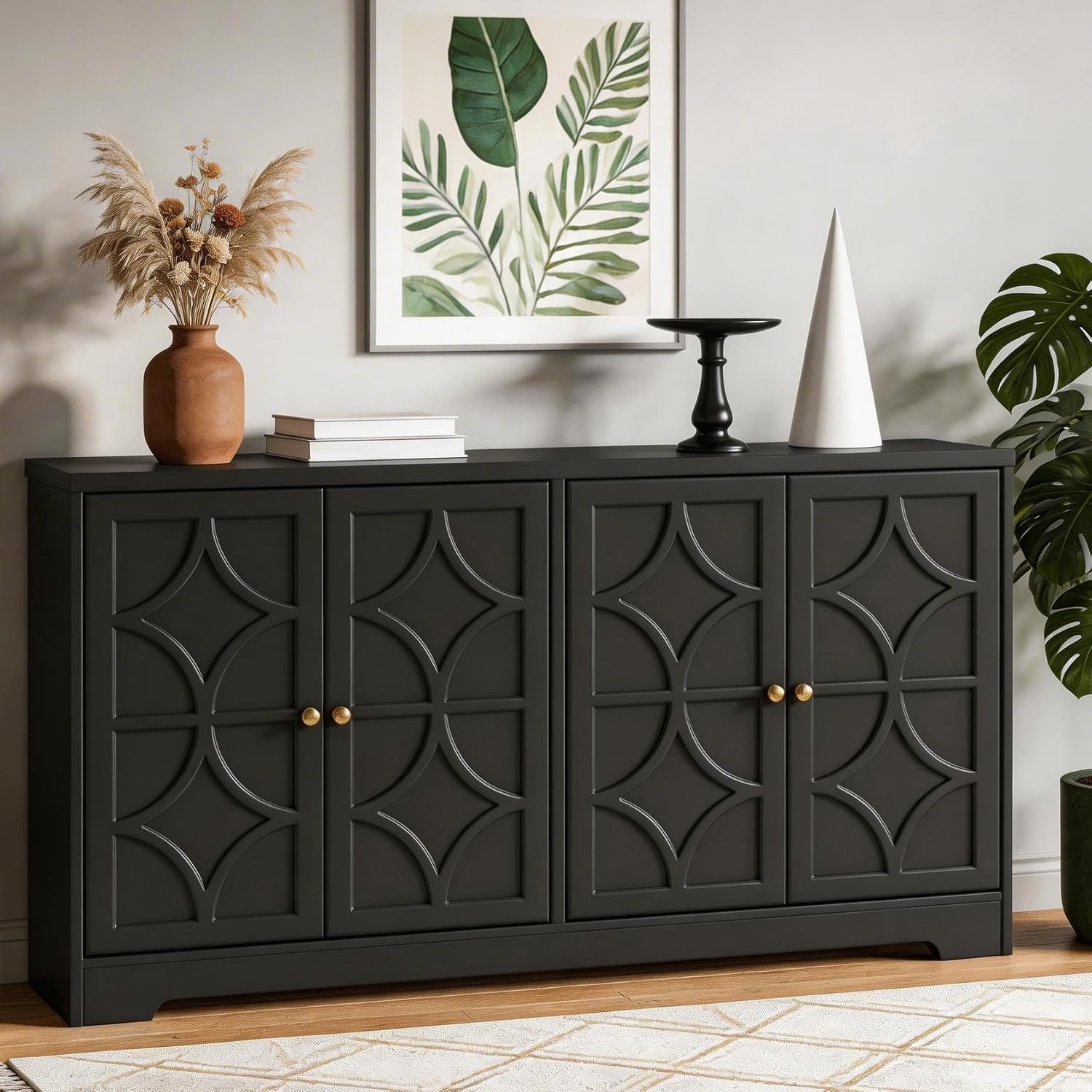 Storage - Буфет-шкаф с отделениями для хранения, современный