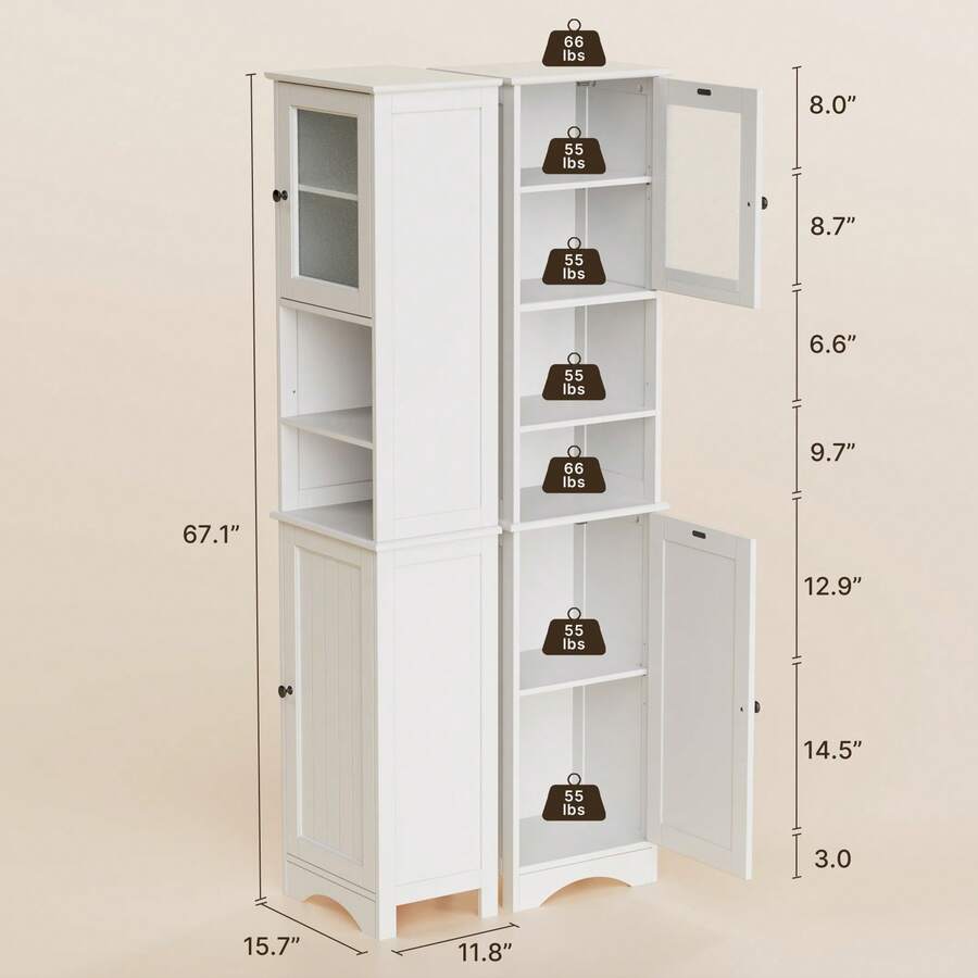 Storage - Шкаф для ванной комнаты с двусторонними