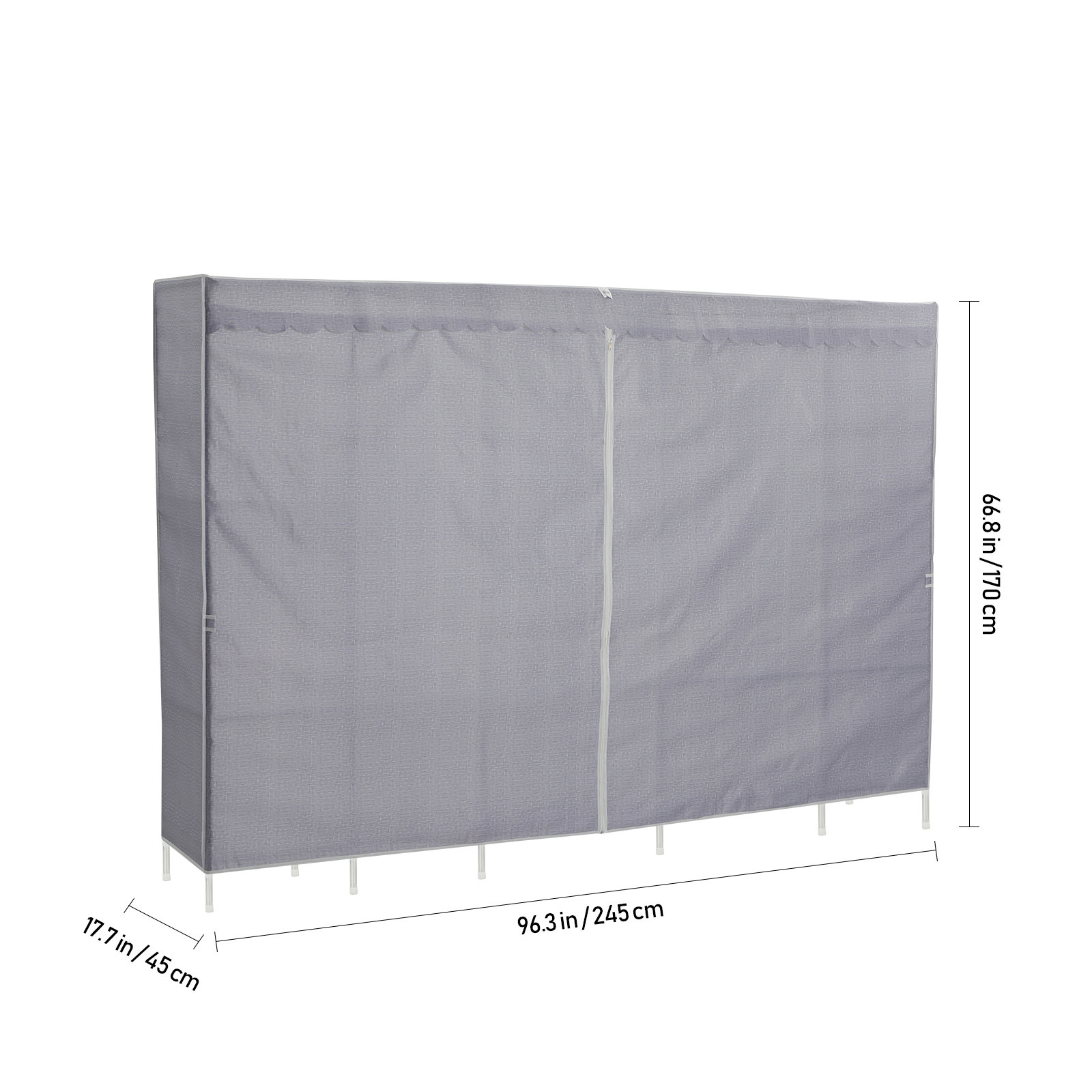 Вешалка для одежды с чехлом, т – обзор и цена Wardrobe Closet Portable Fabric Cover