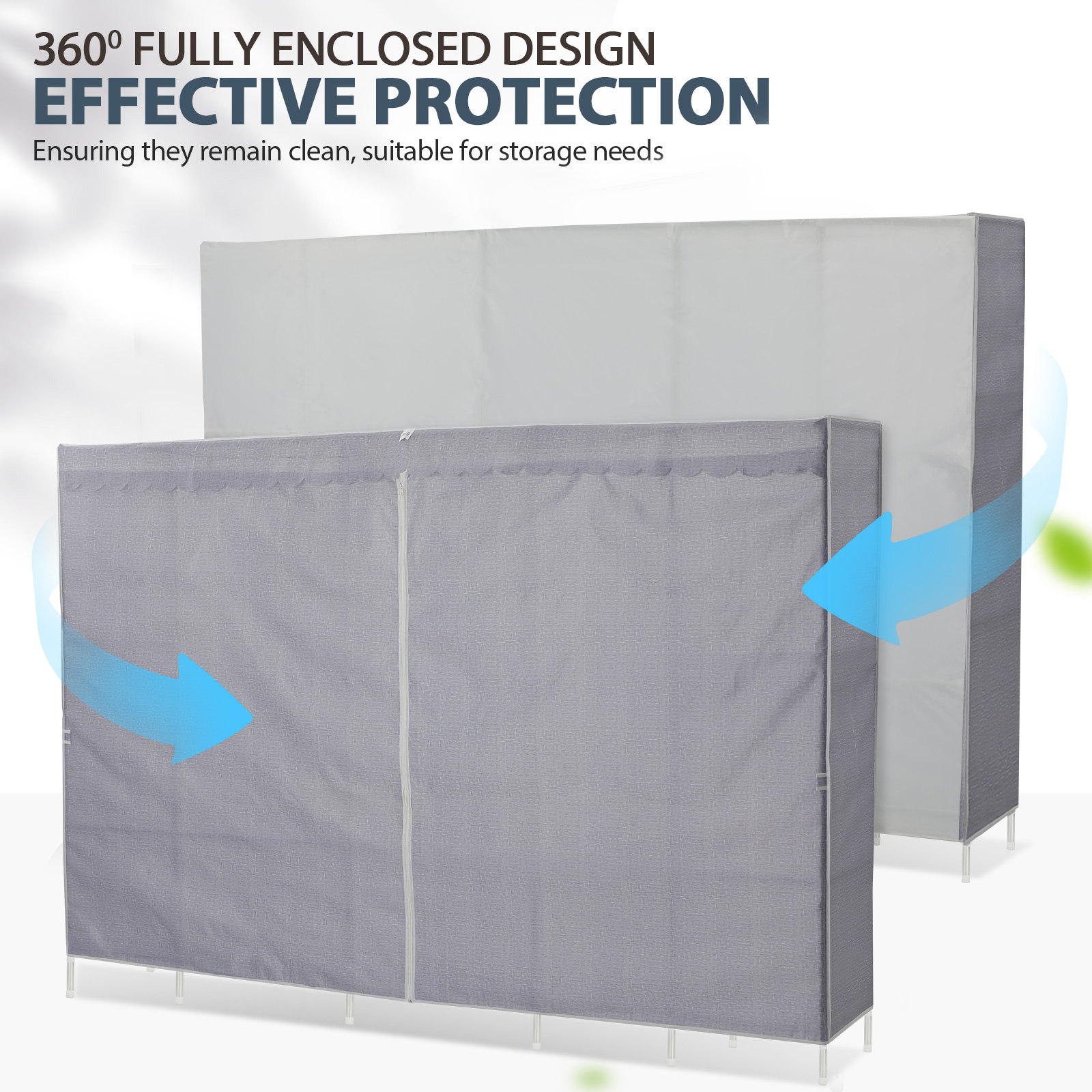 Вешалка для одежды с чехлом, т – обзор и цена Wardrobe Closet Portable Fabric Cover