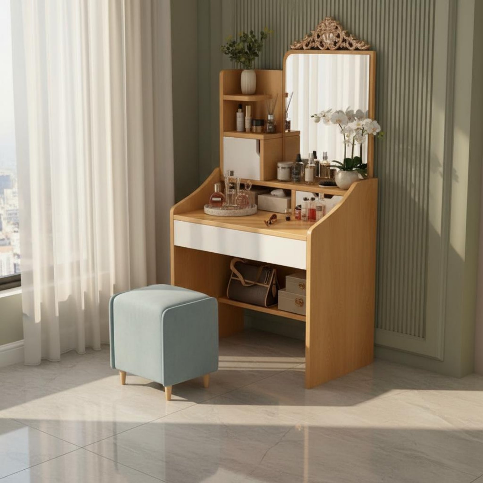 Туалетный столик с зеркалом и  – обзор и цена Dressing Table Vanity With Lighted Mirror