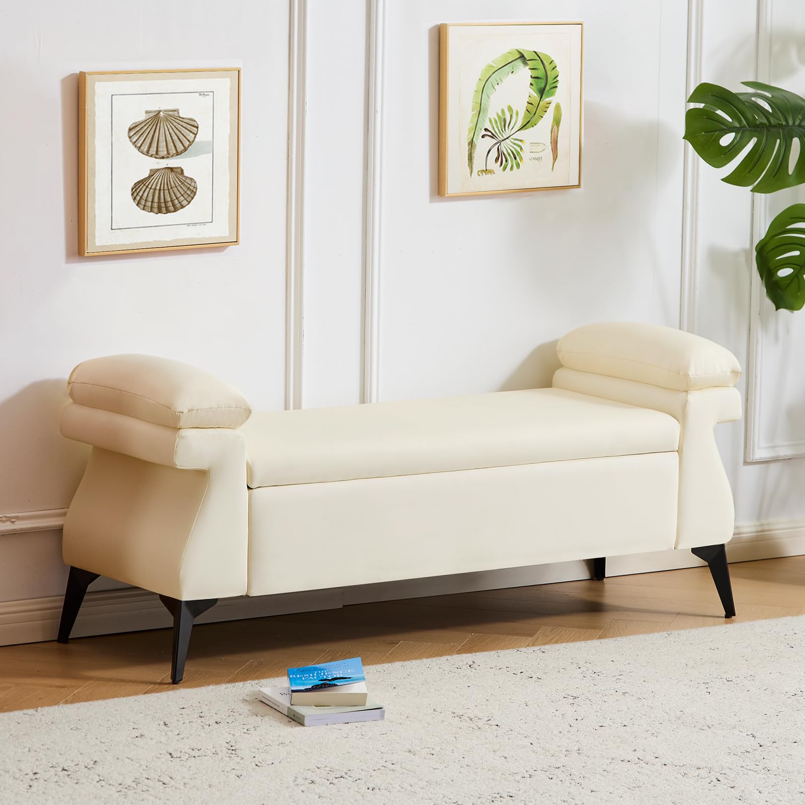51-дюймовая кожаная скамья с м – обзор и цена Bedroom Furniture