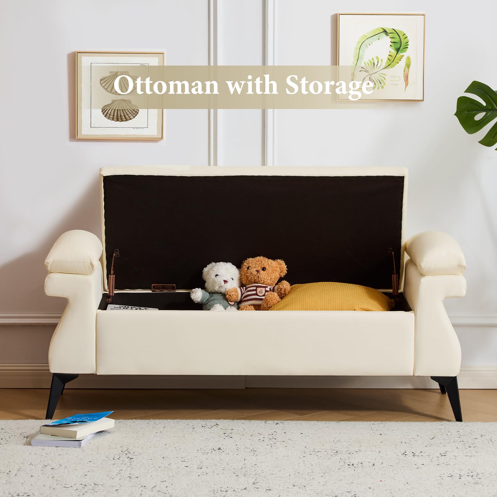 51-дюймовая кожаная скамья с м – обзор и цена Bedroom Furniture