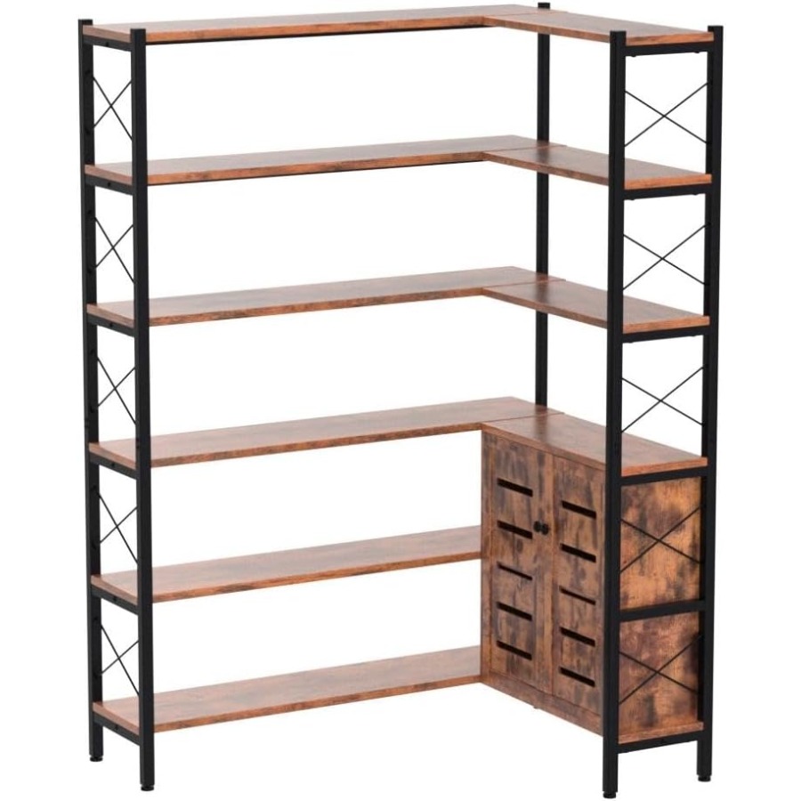 Угловая книжная полка с 6 ярус – обзор и цена Storage