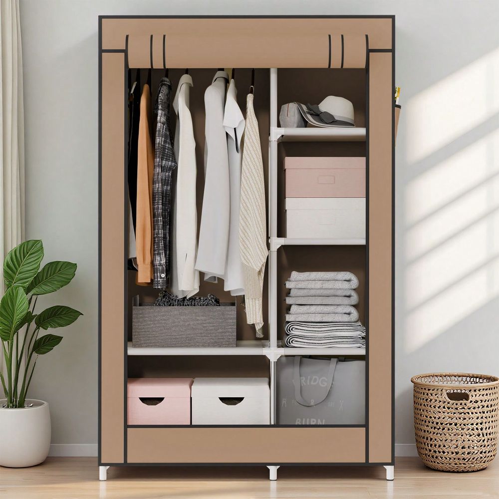 Шкаф для хранения одежды, боль – обзор и цена Wardrobe Closet Portable Fabric Cover