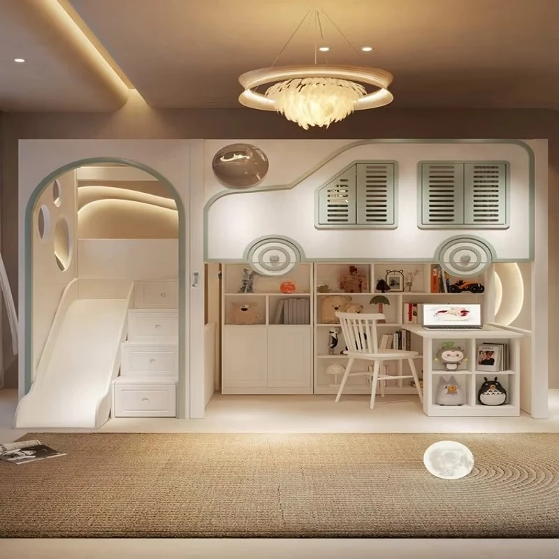 Новая модель: роскошная двухъя – обзор и цена Bunk Bed With Stairs And Slide
