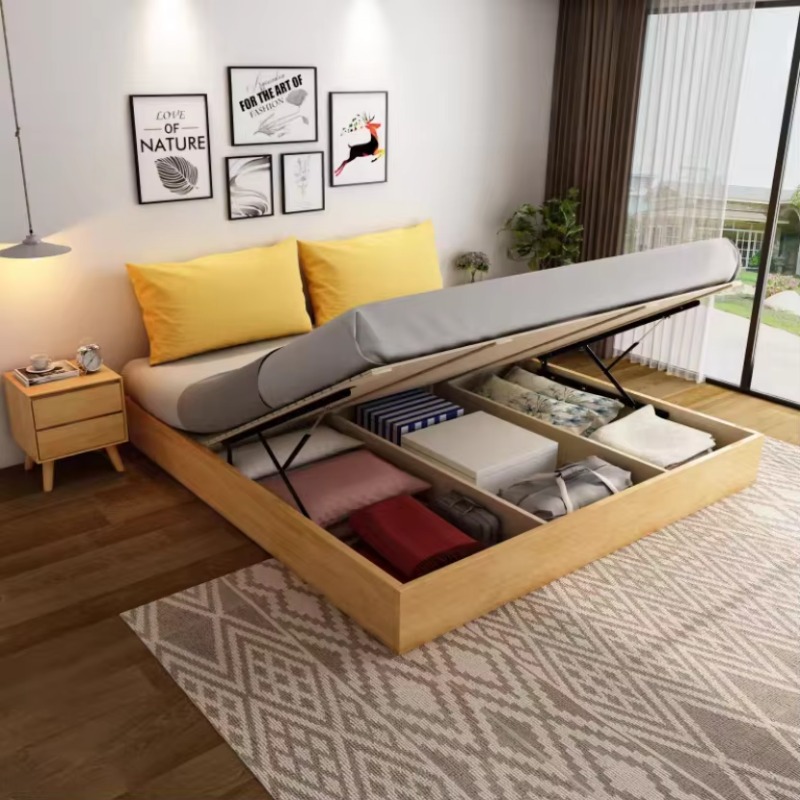Современная кровать-татами с г – обзор и цена Gas Lift Storage Bed Hydraulic