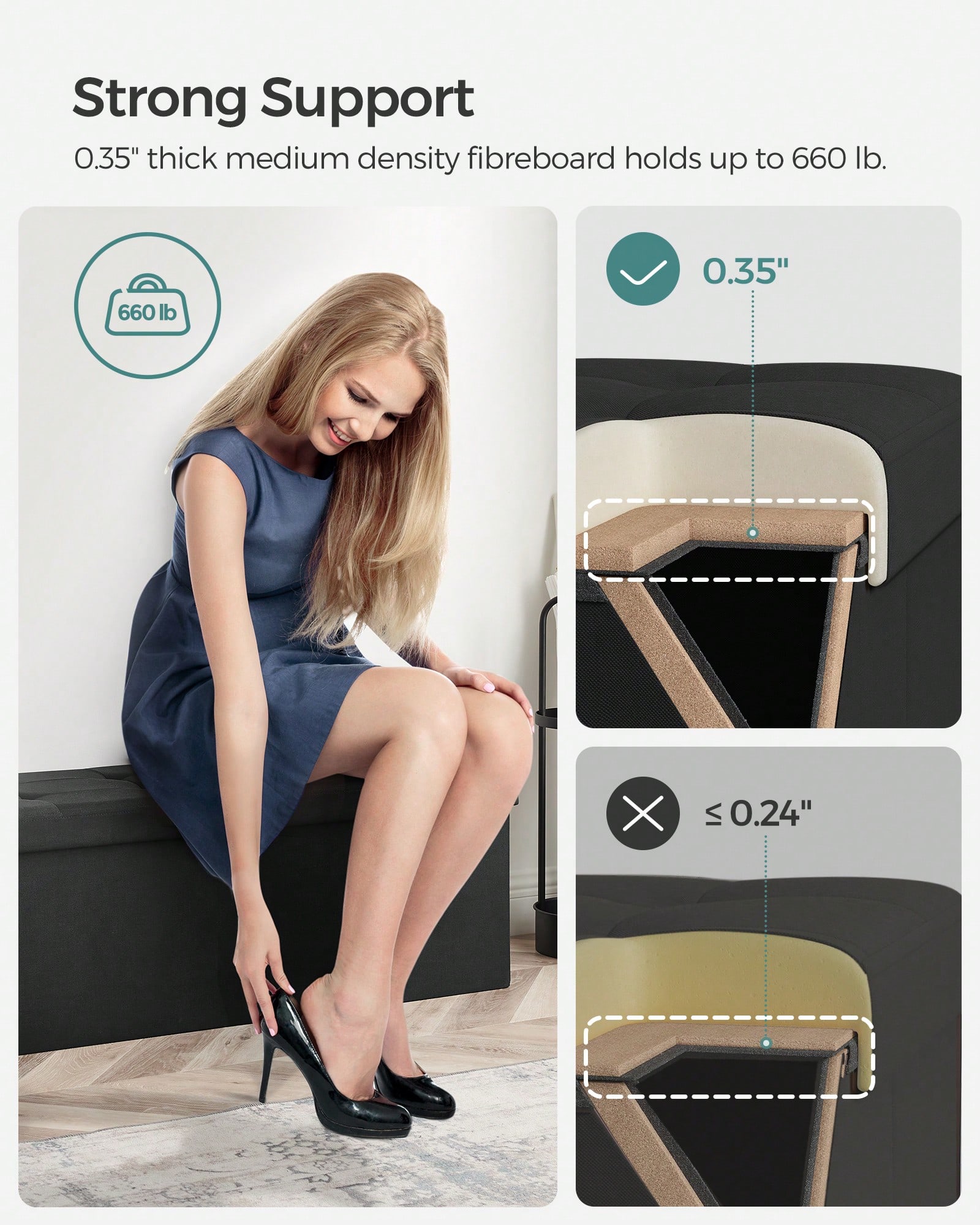 Складная скамья-оттоманка длин – обзор и цена Bedroom Furniture